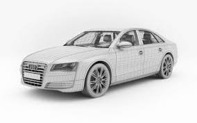 Car Audi A8 3d Model Audi A8 Audi Car