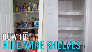 We reviewed dozens of shelf liners to come up with our recommendations as to the best shelf liner for the pantry. How To Hide Wire Shelves Renter Friendly Youtube