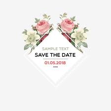 Save The Date Watercolor Flowers Watercolor Clipart Save The Date Flowers Png And Vector With Transparent Background For Free Download Watercolor Flower Vector Watercolor Flower Background Hd Flowers