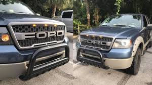Red f150 with raptor grill is a free transparent png image. How To Install Ford Raptor Grille On A 2004 2008 F150 How To Splice Included Youtube