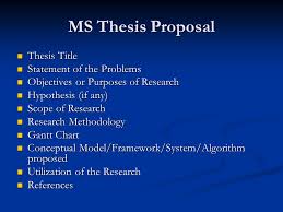 proposal for phd thesis