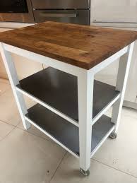 Not only do many of our ikea islands provide additional kitchen worktop space but storage as well with many having kitchen shelves and. Ikea Kitchen Islandbutcher Block For Sale In Cabinteely Dublin From Kate1