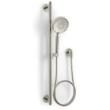 Get kohler purist shower valve. Kohler Purist Handshower Kit 2 5 Sn Vibrant Polished Nickel Purist 2 5 Gpm Multi Function Handshower Kit With Masterclean And Katalyst Includes Slidebar Hose And Wall Supply Faucet Com