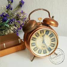Duendesigns Antika Bakir Saat Yukseklik 17 Cm Fiyat 39 90 20 Antika Bakir Antika Saatler Antika