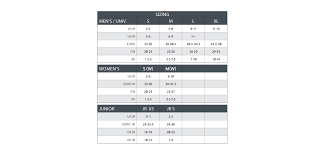 51 bright snowboarding size chart women