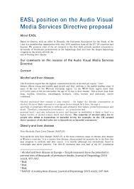 It transformed itself from the stone age and cave man to the position of governing and observing the phenomena in. Easl Position Paper On The Audio Visual Media Services Directive Proposal Easl The Home Of Hepatology