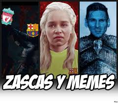 « 25 marca • 26 marca • 27 marca ». Liverpool 4 0 Barcelona Game Of Thrones And The Avengers Endgame Used To Mock Barcelona After Liverpool Defeat Foto 26 De 26 Marca English