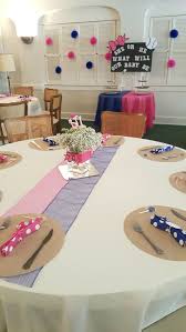 Table Setting For Baby Gender Reveal Design By Elegant Times Bows Or Baseball Theme Baby Gender Reveal Party Gender Reveal Shower Baby Gender Reveal