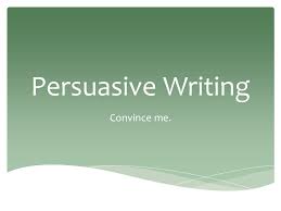 Each participant receives a bag full of letters written individually by each of the team members! Persuasive Writing Convince Me Subject Important Issue Form Persuasive Letter Purpose To Support Your Position Audience Classmates Parents Ppt Download