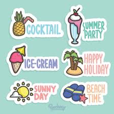 661 2 2 i will show you the easiest way to make stickers. Summer Time Sticker Set Free Download Peecheey
