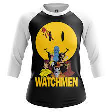 Women S Raglan Watchmen Noir Classic Version Dc Comics T Shirts Raglan Sleeve Shirts Girls Tshirts