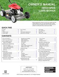 This manual contains the information on how to do that; Honda Hrs216pda User Manual Pdf Download Manualslib