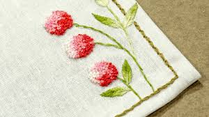 If you are embroidering on to a pocket, cut the images out and arrange in the pocket, pop your phone in the pocket with the brightness up and. Embroidery Flower By Hand Easy Diy For Clothes By Handiworks Youtube