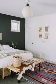 Use an elegant, rich shade of forest green or teal on the walls in your bedroom to instantly invigorate the space. Dark Forrest Green Wall Home Decor Home Bedroom Interior