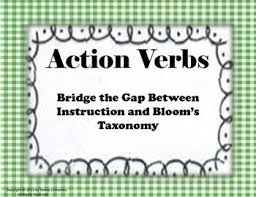 Word Wall Action Verbs Bridge Gap Between Bloom S Instruction Action Verbs Word Wall Verb Words