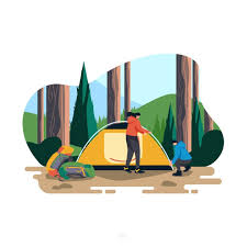 Satu folder saya pack pakai winzip, isinya 2 buah file presentasi (versi ppt dan pptx), 1 gambar background, 17 gambar animasi bergerak dengan tema islami/berhijab. Vector Design Inspiration On Instagram Camping Ceria Illustration By Wikuideots Personal Account Dsgncave Graphics Inspiration Gfx Mob U Animasi Desain