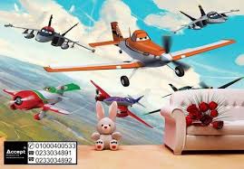 ورق حائط ثلاثي الابعاد لغرف الاطفال صور google kids room wallpaper photo collage wallpaper