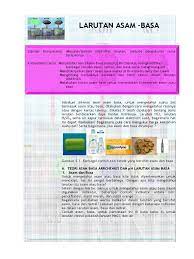 Air kapur termasuk basa kuat atau lemah. Asam Basa