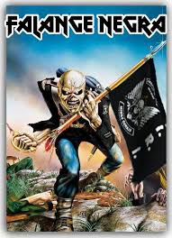 The Trooper Falange Negra Posteres De Rock Rock Arte Papeis De Parede Rock