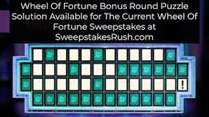 Maybe you would like to learn more about one of these? Wheel Of Fortune Bonus Puzzle Solution 2021 Wheeloffortune Com Youtube