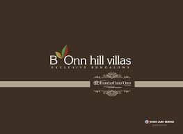 Johor land has a prime land bank of over 3,000 acres (12 km2) in johor, malaysia. B Onn Hill Villas By Johor Land Berhad Old For Sale New Property Iproperty Com My
