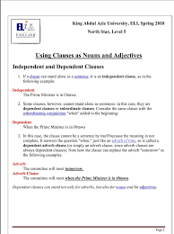 So, there are three types of dependent clauses: New Life Noun Clause Lesson Exercises And Answers Facebook
