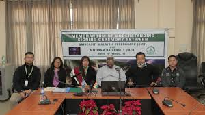 Universiti malaysia terengganu was first established as universiti pertanian malaysia's centre for fisheries and marine science. Mizoram University To Collaborate With University Malaysia Terengganu In Academics