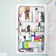 If you have a bathroom with enough floor space, consider adding a freestanding piece of furniture, such as a decorative cabinet, for additional storage. How To Organize Your Medicine Cabinet Popsugar Smart Living