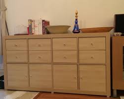 Ikea Expedit With Kallax Doors And Drawers To Make A Perfect Sideboard Kallax Ikea Ikea Guest Room Storage