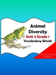 Animal Diversity Vocabulary Words Vocabulary Words Vocabulary Words