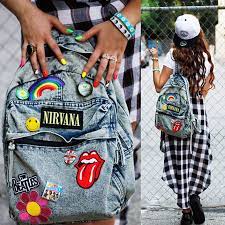 We Re Wiggin Out Over These 22 90s Diy Projects 90s Diy Diy Fashion Backpack Patches