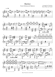 A resource of piano sheet music for beginners compiled from 8notes.com. Theishter Arr Shelter Porter Robinson Madeon Full Sheet Music For Piano Download Free In Pdf Or Mi Porter Robinson Sheet Music Piano Sheet Music