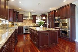 Similar to gray kitchen cabinets, natural wood is an excellent backdrop for decor. 25 Cherry Wood Kitchens Cabinet Designs Ideas Designing Idea