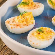Oeufs Mimosa Avec Piments Recette Recettes Cetogenes Idee Recette Oeuf Mimosa