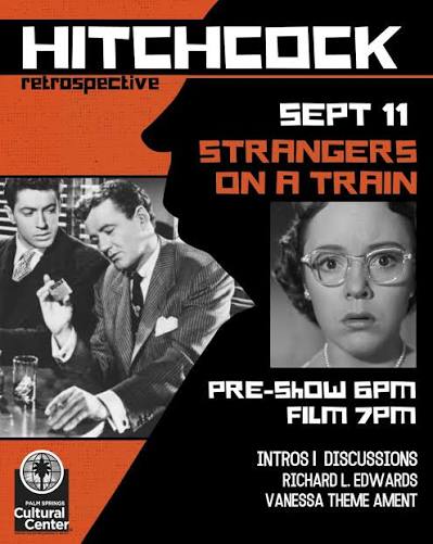 🎬 HITCHCOCK RETROSPECTIVE | STRANGERS ON A TRAIN (1951) Chance, obsession,  and a deadly proposition. Two strangers meet aboard a train, but what one  hears as idle conversation, the other takes as a mu