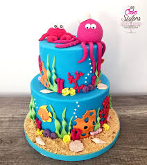 Tutoriel Gateau Marin Feerie Cake Gateau Marin Gateau Gateau Anniversaire Poisson