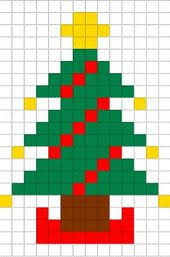 Minecraft Pixel Art Templates Christmas Tree Crochet Tricot Basteln Mit Bugelperlen Weihnachten Kreuzstichmuster Pixel Kunst