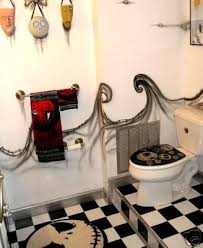 Nightmare before christmas bathroom ::source unknown, if anyone can help me it would be hand painted nightmare before christmas wooden side table. Nightmare Before Christmas Bathroom Decor Ksa G Com