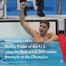 Bobby finke came to the tokyo olympic games a relative unknown. 7q 31eceofeaqm