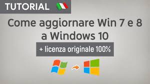 Per anni microsoft non ha permesso il download del disco riguardo il product key, se windows era stato acquistato da solo ed il codice attivazione non era. Come Aggiornare Windows 7 O 8 A Windows 10 Professional Licenza Upgrade Ufficiale Youtube