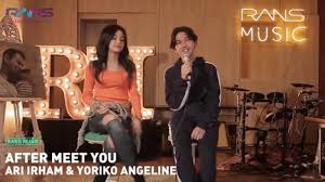 Sungguh kau yang kumahu berdoa semoga kau akan berubah mendampingiku selalu. Lirik Lagu After Met You Ari Irham Dan Yoriko Angeline Tribun Jateng