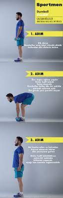 arka bacak kalca alti ve sirt bolgesini calistiran dumbell deadlift egzersizi nasil yapilir fitness sportmen dumbell egzersiz workout egzersiz programlari