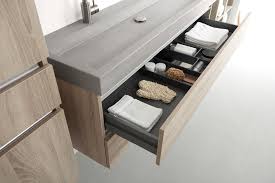 beton in de badkamer badkamermeubel beat 2 0 met betonnen wastafel en meubel van hout thebalux badkamer badkamermeubel wa badkamer badkamermeubel wastafel