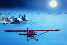 Aopa Christmas Card I Want To Live Here Aviation Christmas Cards Aviation Aircraft Art