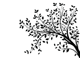 Bird On Tree Branch Png Shutterstock 97668254 Jpg 1200 870 White Tree Branches Tree Stencil Black And White Tree