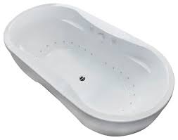 Our air massage tubs have been designed to gently push out thousands of warm, healthy, air our superior product engineering ensures that our air massage bathtubs are built to last a lifetime. Monet 34 X 71 Oval Freestanding Bathtub W Whirlpool Jetted Air Therapy Jets Contemporary Bathtubs By Homemart Products Houzz