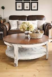 Cottage Style Round Coffee Tables Collection Coffee Table With Leather Sofa Cottage Style Home Pi Distressed Coffee Table Coffee Table Round Coffee Table Diy