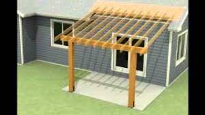 The new porch roof, which is the new white portion coming off to the left in the photo, comes out about 12' from the back of the house and it does drain off. How To Attach A Patio Roof To An Existing House Protradecraft