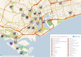 What To See In Singapore Singapore Attractions Singapore Map Singapore Tourist Map