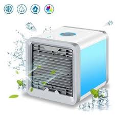 This inexpensive air cooler is ideal for a small office or bedroom in dryer climates (where humidity stays under 45%). Air Conditioners Accessories Eosaga Portable Air Condition Fan Space Air Conditioner Fan Mini Fan Humidifier Portable 3 Gear Speed Office Cooler Humidifier Purifier Personal Air Cooler Appliances
